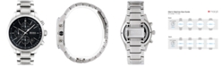 BOSS Hugo Boss Men's Chronograph Grand Prix Stainless Steel Bracelet Watch 44mm 1513477